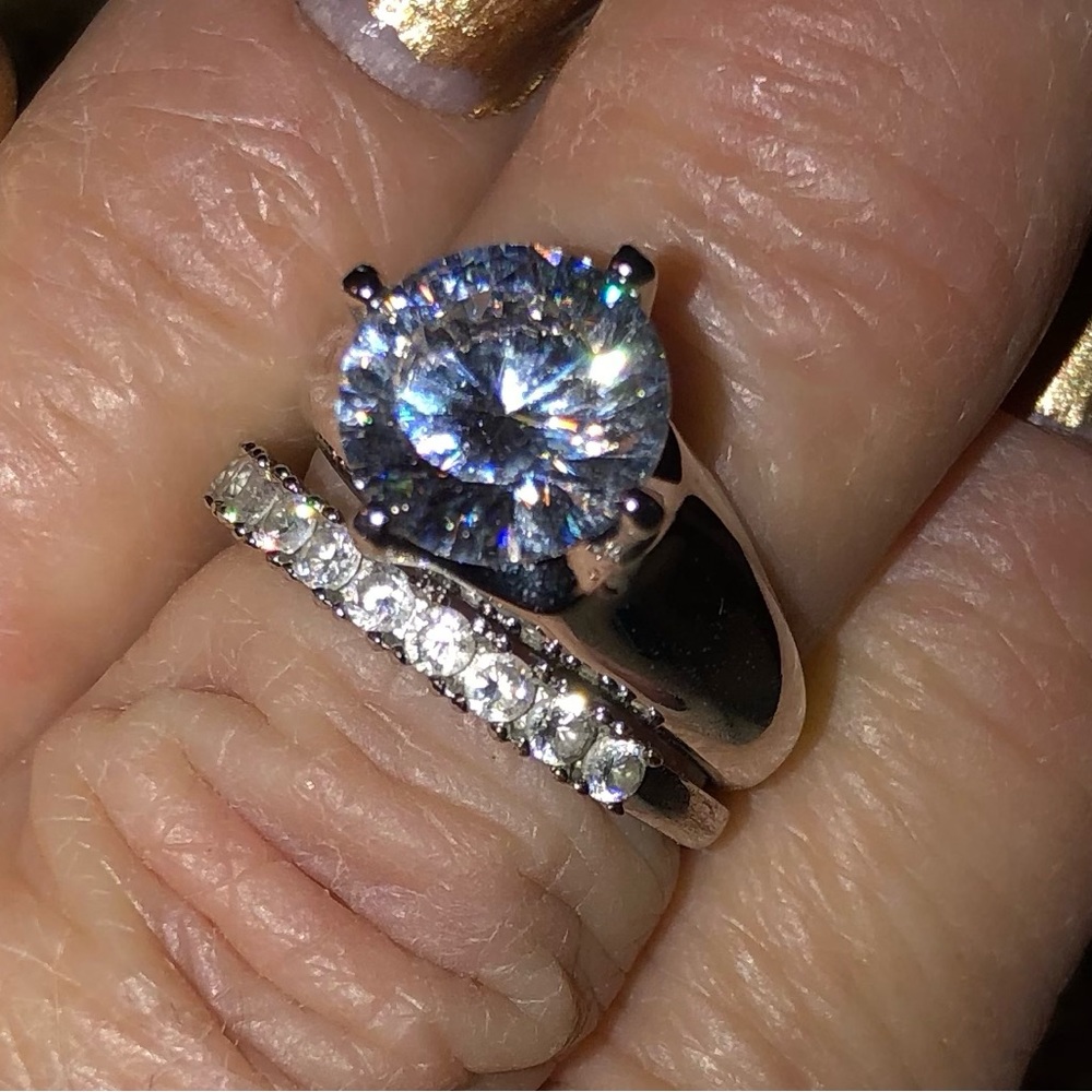 CZ solitaire size 5